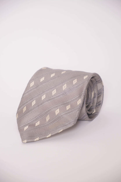 Kuratierte Vintage Krawatten – Tier- & Naturmotiven in Grau- und Grüntönen