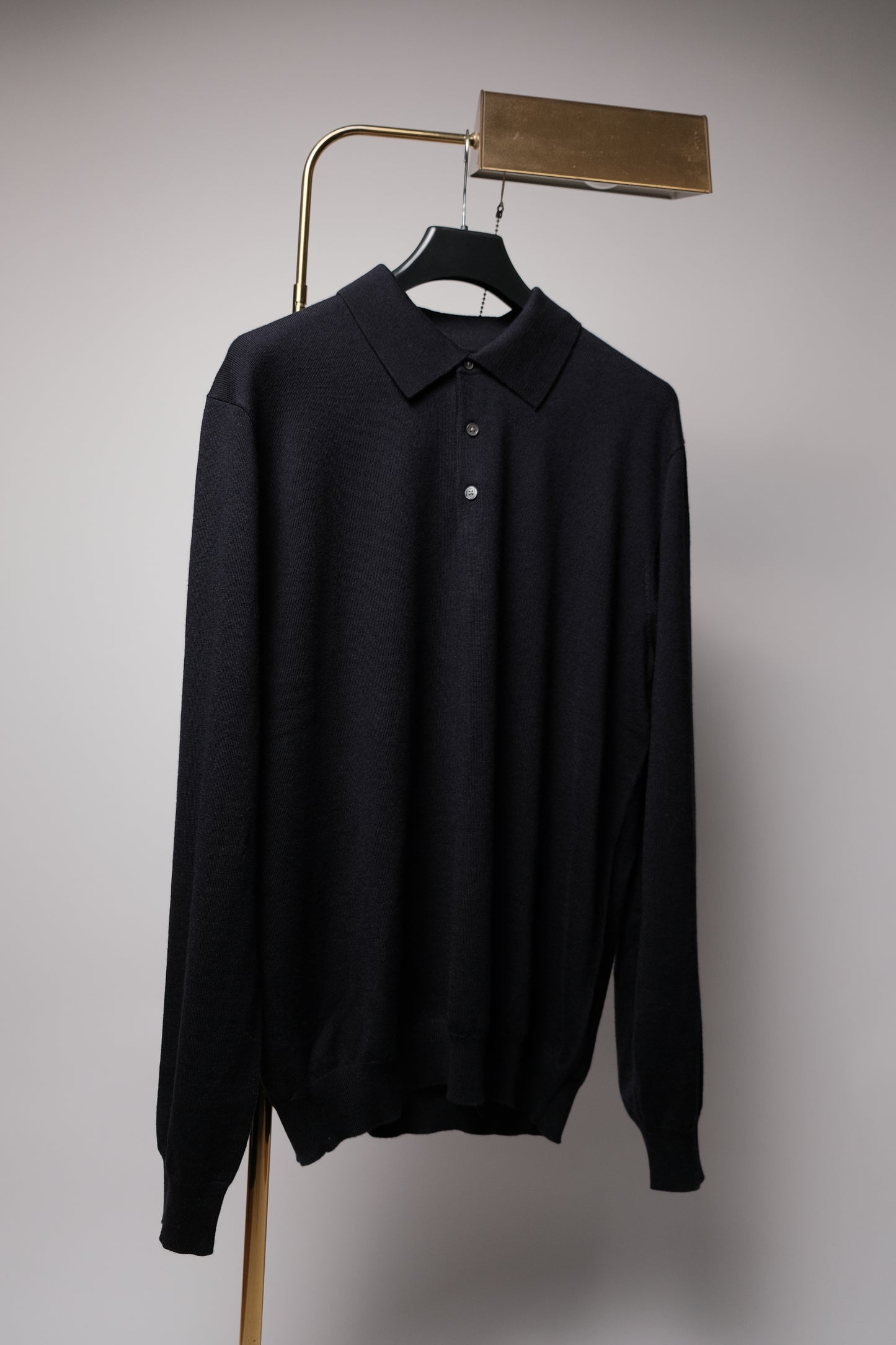 Poloshirt Longsleeve - 100% Merino Wolle