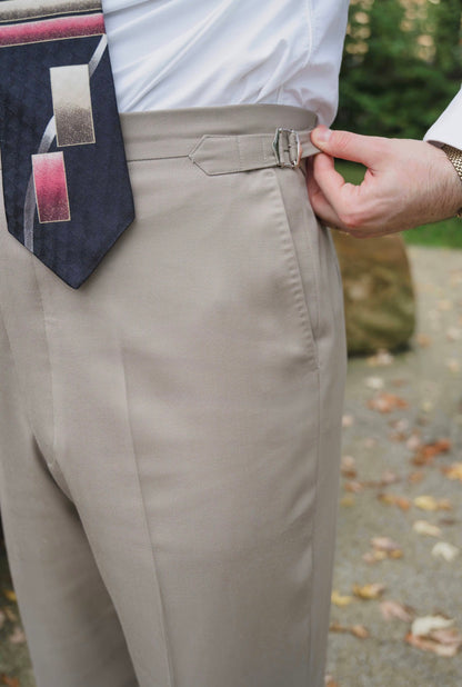 Flat Front Trouser – High Waist Hose ohne Bundfalten