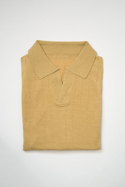 Poloshirt Leinen