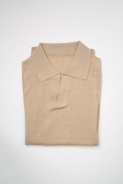 Poloshirt Leinen