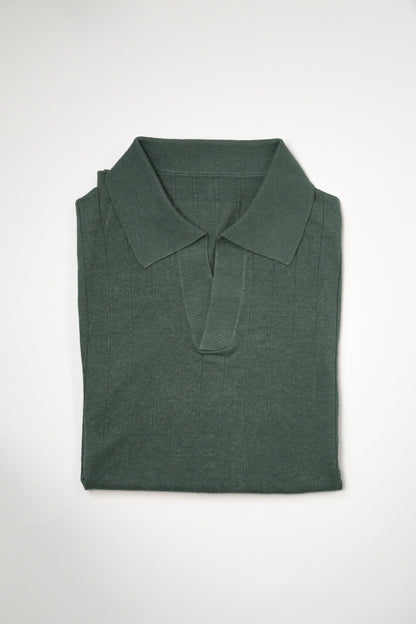 Poloshirt Leinen