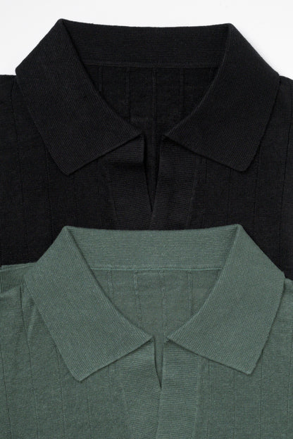 Poloshirt Leinen